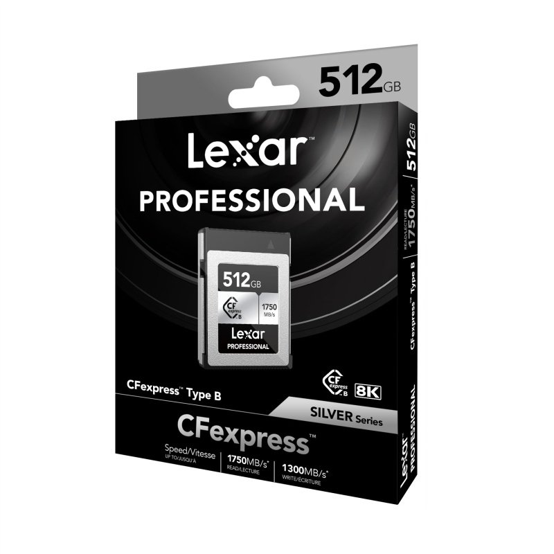 Memoria CFexpress Lexar Pro 512GB Tipo B Silver Series Velocidad de lectura de hasta 1750 MB/s. - Imagen 2