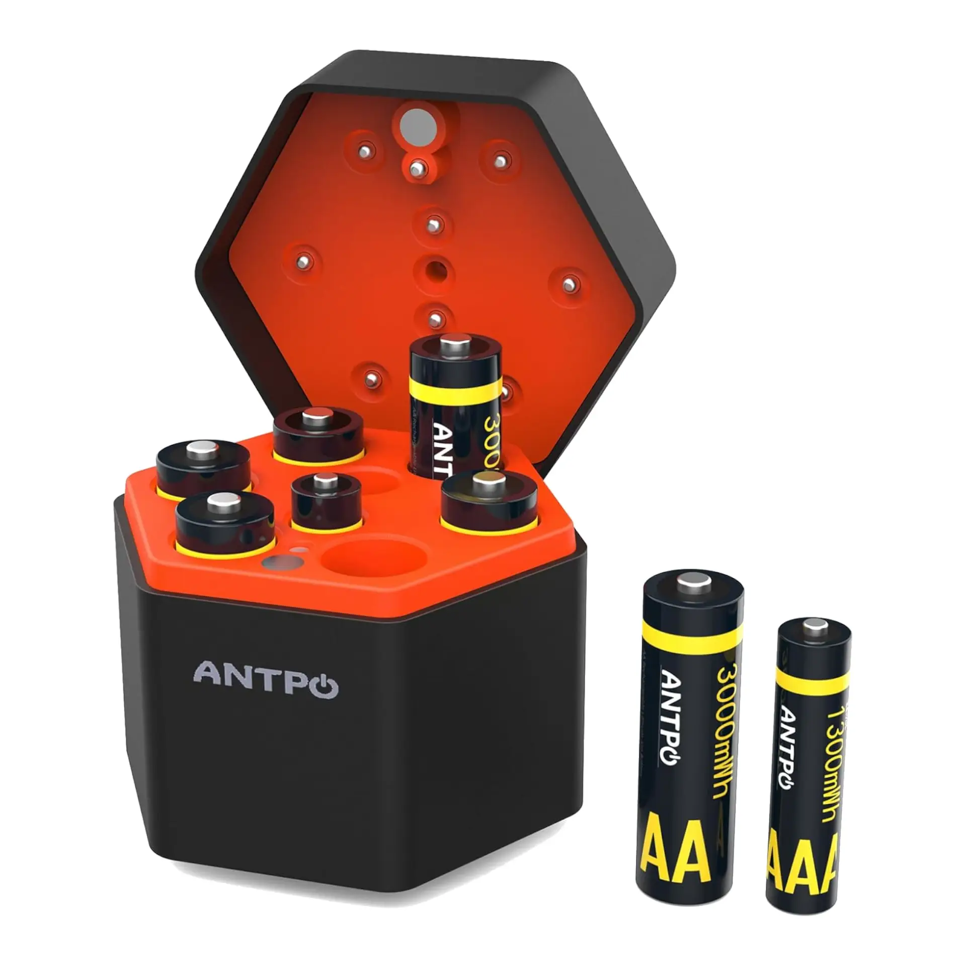 KIT 8 BATERIAS + CARGADOR ANTPO