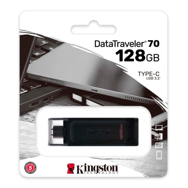 Pendrive Kingston 128gb DataTraveler 70 USB3.2 C