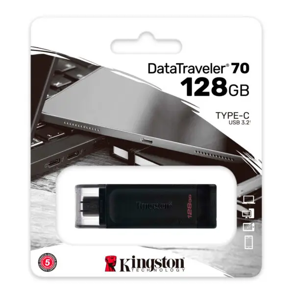 Pendrive Kingston 128gb DataTraveler 70 USB3.2 C