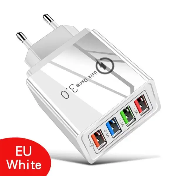 Cargador Multi-Puerto 4USB