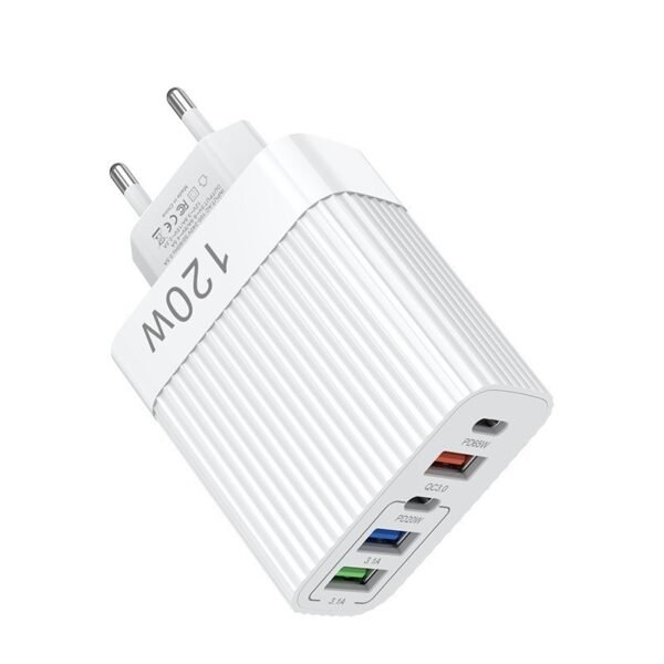 Cargador 120W 3U+2PD