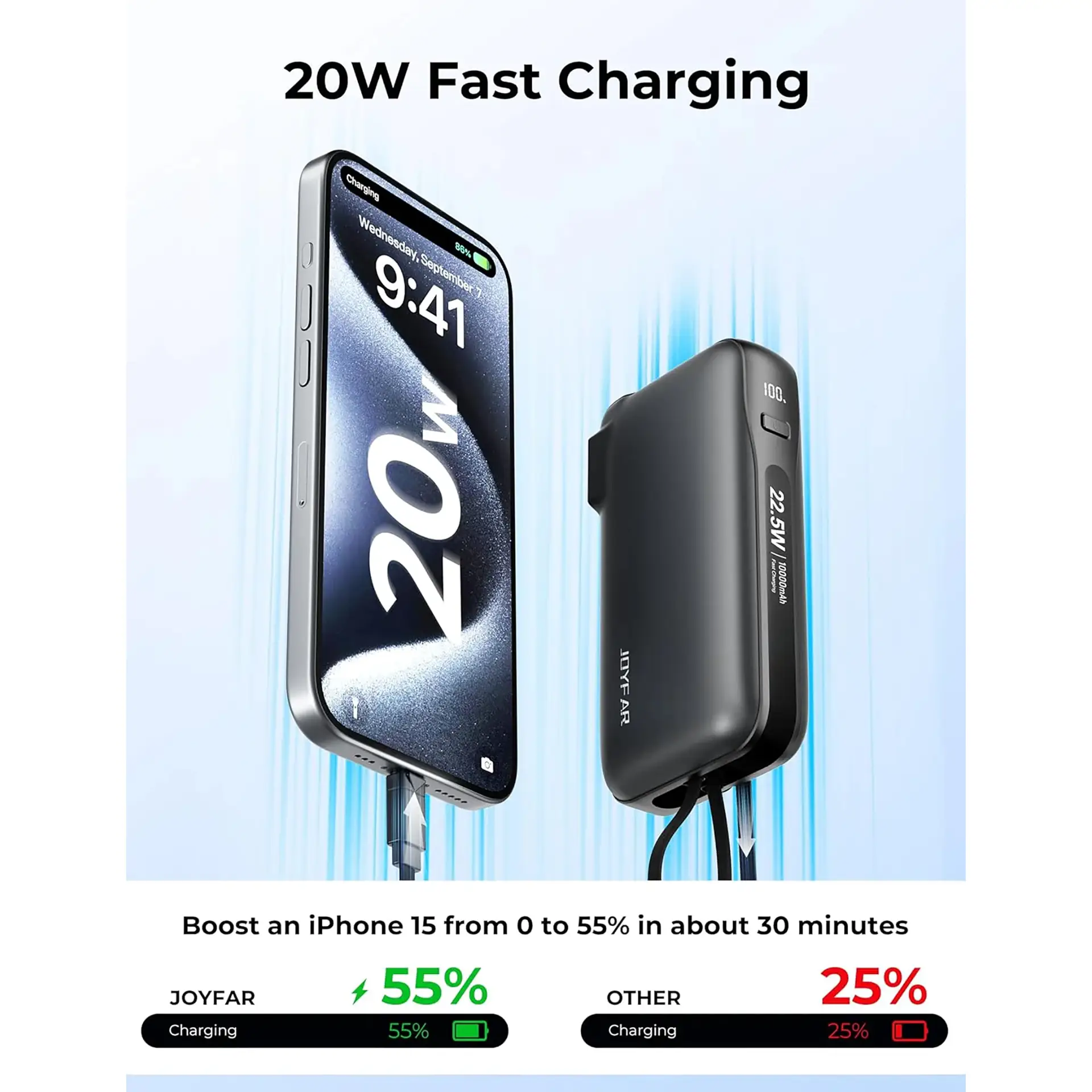 PowerBank Joyfar 10000mAh 22,5W - Imagen 6