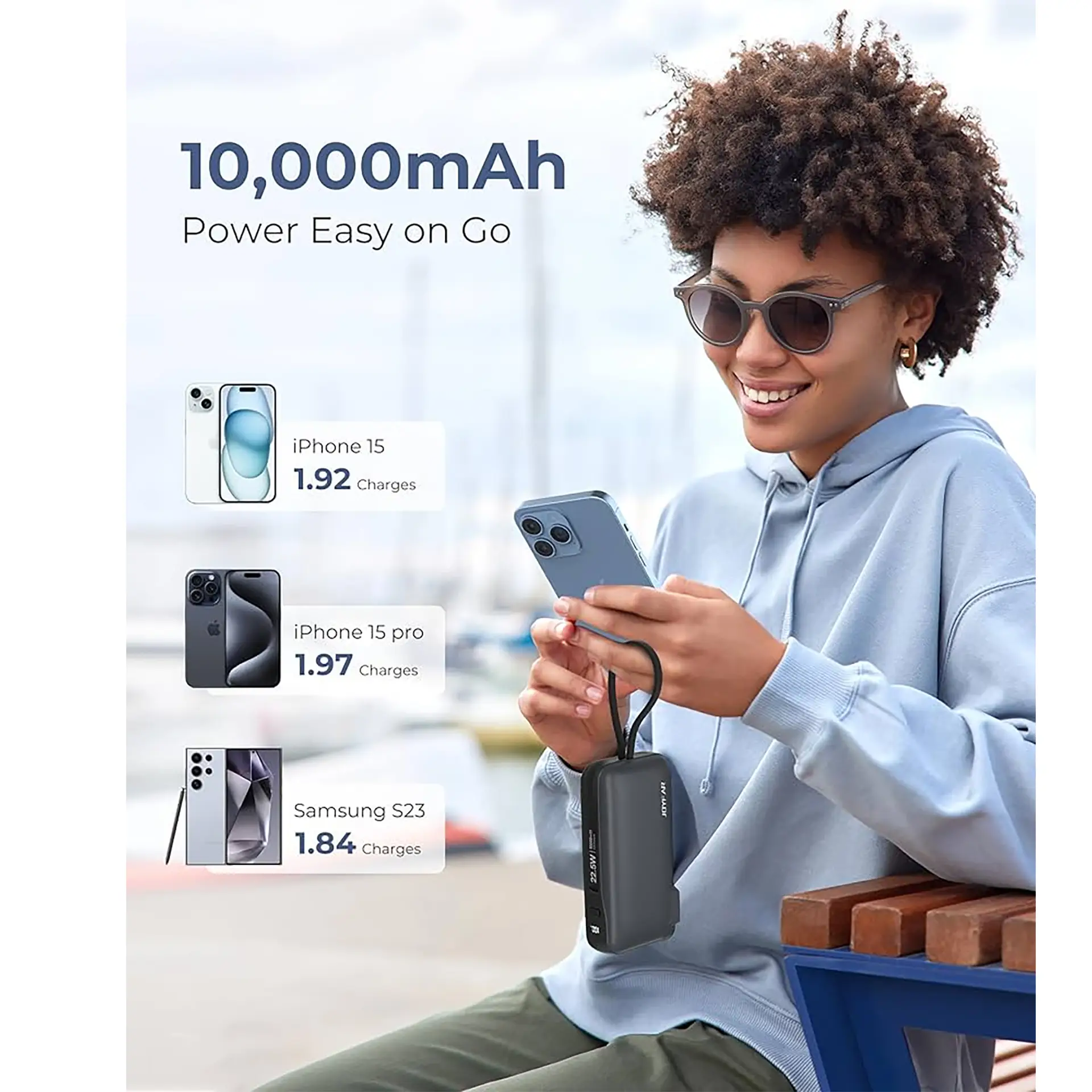 PowerBank Joyfar 10000mAh 22,5W - Imagen 3
