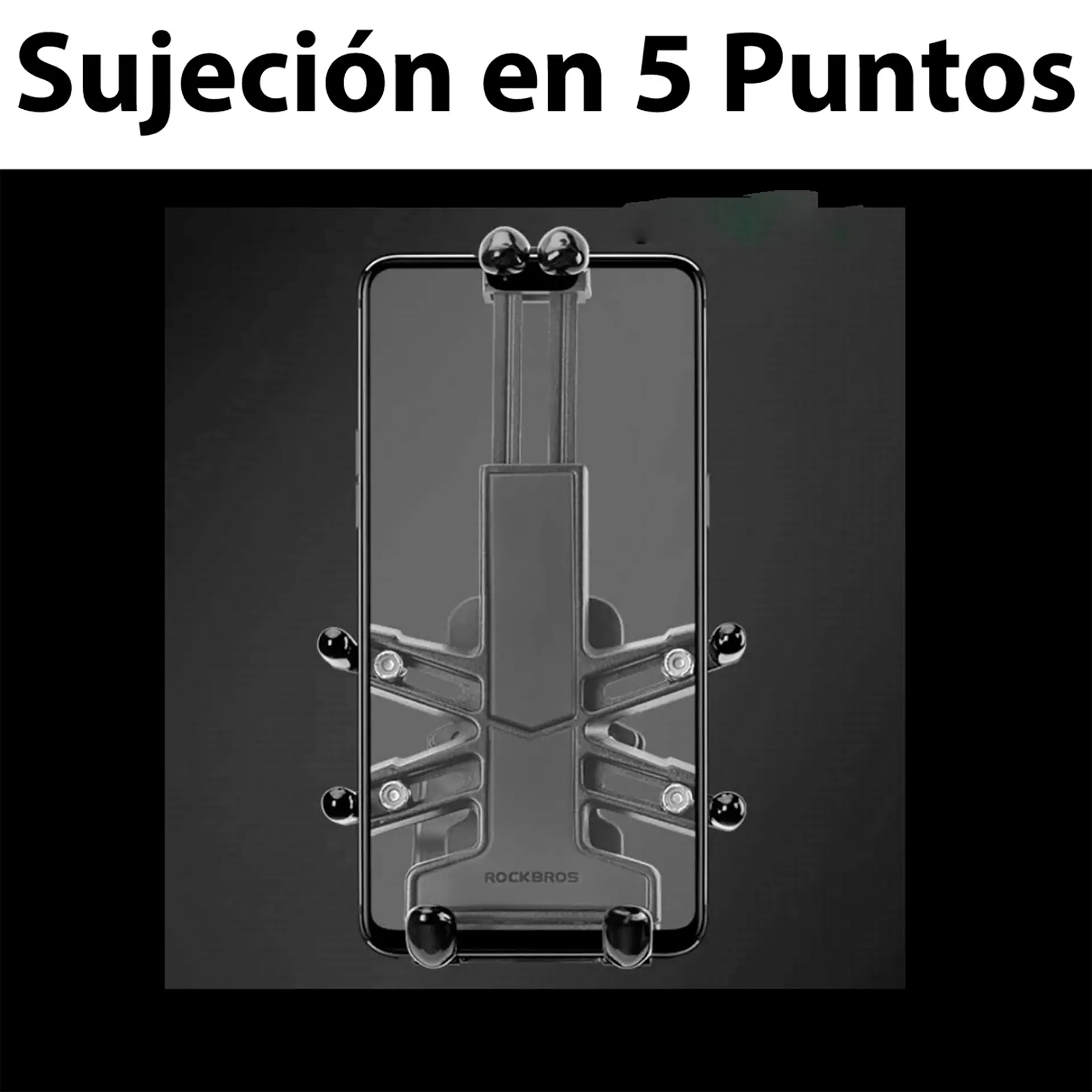 Soporte De Bicicleta Para Smartphone Rockbros 360° - Imagen 8