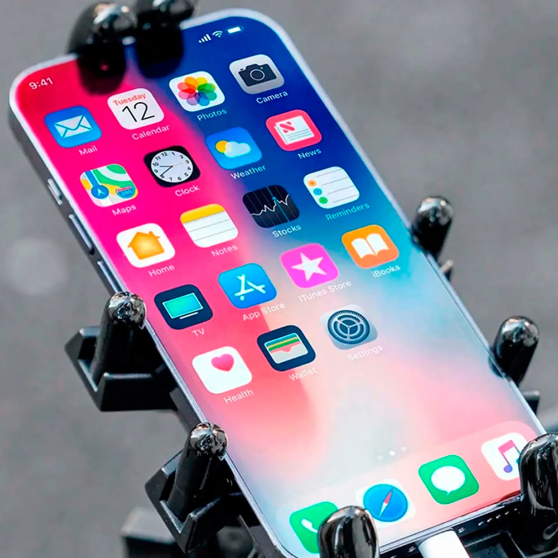 Soporte De Bicicleta Para Smartphone Rockbros 360° - Imagen 5