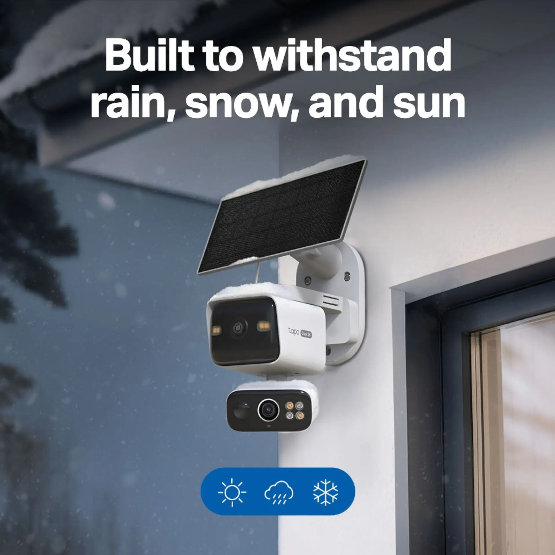 Cámara De Seguridad Tp-Link Tapo C645 Dual Kit Exterior Con Panel Solar 2K 360° - Imagen 10